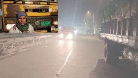 টাকার বিনিময়ে ওভারলোড ট্রাক ছাড়ার অভিযোগ
