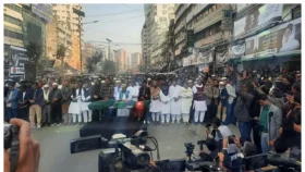 মুসাব্বিরের জানাজা সম্পন্ন