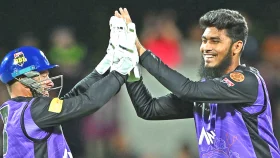 দুই ম্যাচ উইকেটশূন্যের পর ফিরে এসেই তিন উইকেট রিশাদের&nbsp;