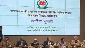 মনোনয়ন বাতিলের আপিলে ইসির শুনানি চলছে