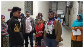 নেত্রকোনায় ট্রেনের ধাক্কায় দুই শ্রমিক নিহত