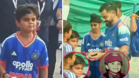 কোহলির মতো দেখতে কে এই শিশু?