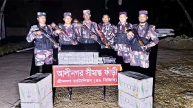 কুলাউড়ায় ভারতীয় সিগারেট জব্দ