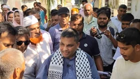 পঞ্চগড়ে ফিলিস্তিনের জনগণের প্রতি সংহতি আর নির্বাচন একসঙ্গে নওশাদের&nbsp;