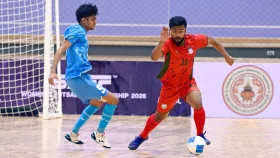 বাংলাদেশ-ভারত ৮ গোলের থ্রিলারে কেউ জেতেনি