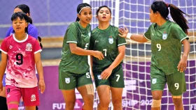 দু'বার পিছিয়ে পড়েও ভুটানের সঙ্গে ড্র করলো সাবিনারা