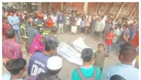 ল্যাম্পপোস্টের খুঁটিতে উঠে বিদ্যুৎস্পৃষ্টে দুই বন্ধুর মৃত্যু