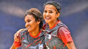 নেপালকে উড়িয়ে দিয়ে জয়ে ফিরলো সাবিনারা