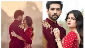 বিয়ের চার দিন আগে বাগদান সারলেন মধুমিতা