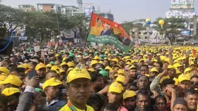 কানায় কানায় পূর্ণ সিলেটের আলিয়া মাদরাসা মাঠ