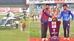 ফাইনালের দেড় ঘণ্টা দেখা মিললো বিপিএলের হীরার ট্রফি