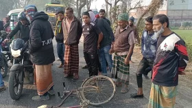 ঝিনাইদহে কার চাপায় বাইসাইকেল আরোহী নিহত