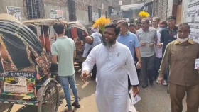 চাঁদাবাজি ও সন্ত্রাসের রাজনীতি বন্ধের অঙ্গীকার বিএনপি প্রার্থী তানভীর রবিনের