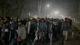 শেরপুরে জামায়াত নেতা নিহতের ঘটনায় রাবিতে শিবিরের বিক্ষোভ