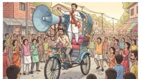 জমে উঠেছে নির্বাচনী গান