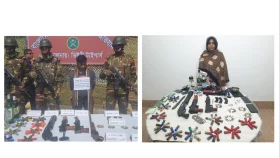 শরীয়তপুরে দেশীয় অস্ত্রসহ আটক ২&nbsp;
