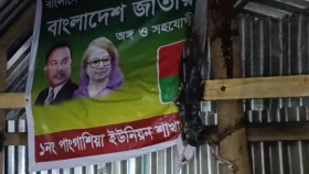 দুমকিতে বিএনপি কার্যালয়ে আগুন