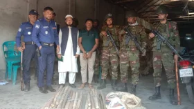 রাজবাড়ীতে লাঠি-ইট পাটকেল উদ্ধার, যবুকের কারাদণ্ড