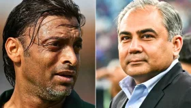 &lsquo;অযোগ্য, অশিক্ষিত&rsquo;, পাকিস্তানের হারের পর মহসিন নাকভির তীব্র সমালোচনা শোয়েব আখতারের