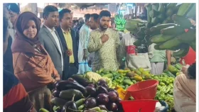 নিত্যপণ্যের বাজার স্থিতিশীল রাখতে পিরোজপুর জেলা প্রশাসনের অভিযান