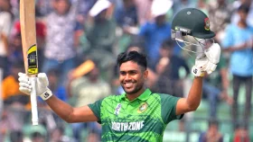 ৬১৬ রানের ম্যাচে আকবরের সেঞ্চুরি শান্ত-তামিমের ফিফটি মুমিনুলের ৮৩