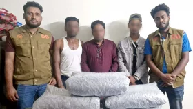 হবিগঞ্জে ১০ কেজি গাঁজাসহ আটক ৩