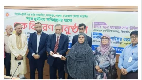 ময়মনসিংহে সড়ক দুর্ঘটনায় ক্ষতিগ্রস্ত ১৩৩ পরিবারকে আর্থিক সহায়তা
