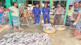 নৌ পুলিশের অভিযানে অবৈধ জালসহ আটক ২৮১