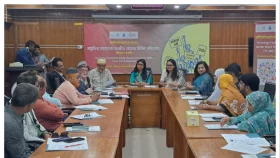 সহিংসতা প্রতিরোধে শরীয়তপুরে মাল্টিস্টেকহোল্ডারদের আলোচনা সভা