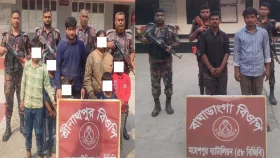মহেশপুর সীমান্তে ভারতীয় ৭ নাগরিকসহ আটক ১১&nbsp;