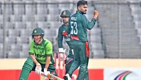 ১০৩ রানের উদ্বোধনী জুটির পর পাকিস্তানের ছন্দপতন, ৩ উইকেট তুলে নিল বাংলাদেশ