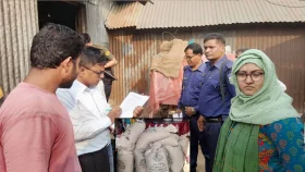ঈশ্বরগঞ্জে অভিযান, ১৪ বস্তা চাল উদ্ধার