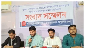 ঝিনাইদহে জুলাই যোদ্ধাদের বিরুদ্ধে মামলার প্রতিবাদ