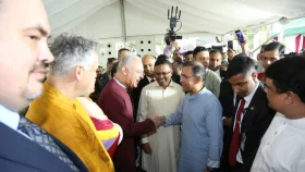 কূটনীতিকদের সঙ্গে প্রধানমন্ত্রীর শুভেচ্ছা বিনিময়