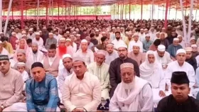 নিজ এলাকায় ঈদের নামাজ পড়লে এমপি সেলিমুজ্জামান