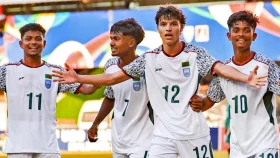 অভিষেকেই জোড়া গোলে বাংলাদেশকে জেতালেন যুক্তরাষ্ট্রপ্রবাসী রোনান সুলিভান