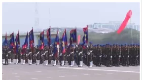 স্বাধীনতা দিবসের কুচকাওয়াজ শুরু