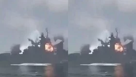 এবার মার্কিন সামরিক জাহাজে হামলা ইরানের