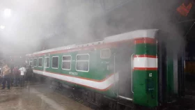 উপবন এক্সপ্রেসে আগুন, সিলেটের সঙ্গে রেল যোগাযোগ বন্ধ