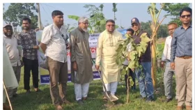 জয়পুরহাটে বৃক্ষরোপণ কর্মসূচির উদ্বোধন