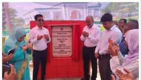 সরকারি অর্থায়নে মসজিদ ও কবরস্থানের ভিত্তিপ্রস্তর স্থাপন
