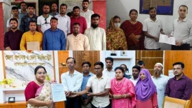 পে স্কেলের দাবিতে জেলায় জেলায় স্মারকলিপি সরকারি কর্মচারীদের