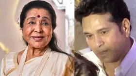 কিংবদন্তি আশা ভোঁসলেকে চোখের জলে বিদায় জানালেন শচীন টেন্ডুলকার