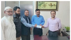 মাধবপুরে ৪৬ শতক জমি দান বীর মুক্তিযোদ্ধার