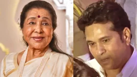কিংবদন্তি আশা ভোঁসলেকে চোখের জলে বিদায় জানালেন শচীন টেন্ডুলকার