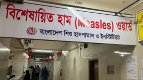 হামের উপসর্গ নিয়ে আরও তিন শিশুর মৃত্যু
