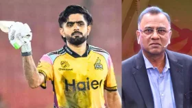 বাবর আজমের সেঞ্চুরি: 'পিএসএল আর আন্তর্জাতিক ক্রিকেট এক নয়'-বাসিত আলি
