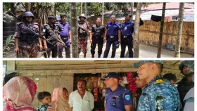টেকনাফে যৌথবাহিনীর চিরুনি অভিযান