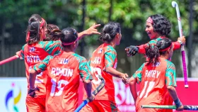আন্তর্জাতিক হকিতে বাংলাদেশের মেয়েদের প্রথম জয়