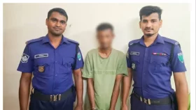 মাধবপুরে মন্দিরে অগ্নিসংযোগ : পুলিশের অভিযানে মূল অভিযুক্ত গ্রেপ্তার